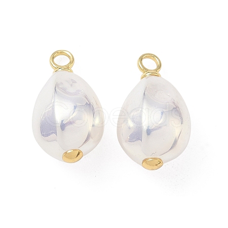 Brass & Glass Pendants KK-D289-40B-G-1