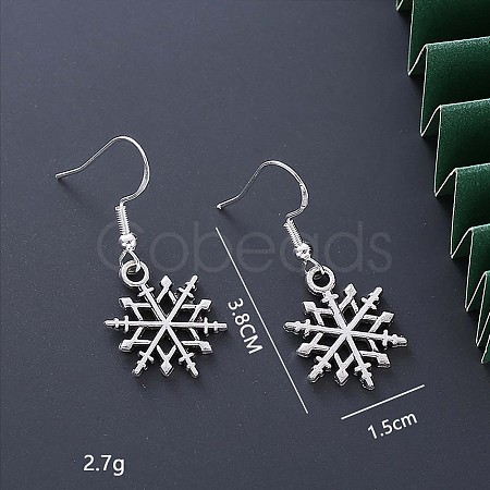 Brass & Alloy Dangle Earrings FS-WG95800-06-1