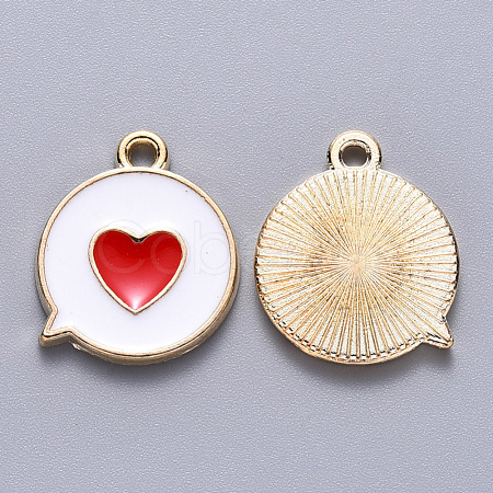 Alloy Enamel Pendants ENAM-S121-120A-1
