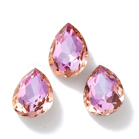 Glass Rhinestone Cabochons RGLA-G020-06A-D502-1