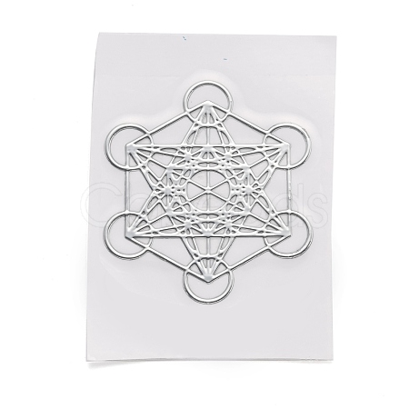 Self Adhesive Brass Stickers DIY-I044-06P-1