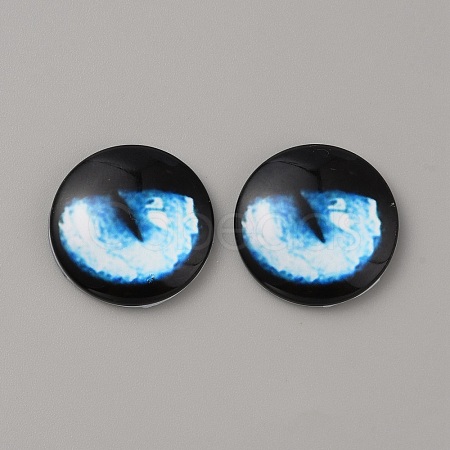 Glass Cabochons LS-GLAA-WH0033-75G-08-1