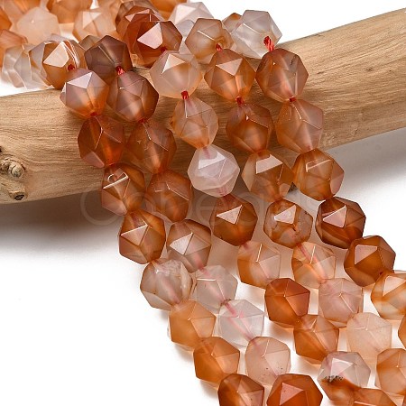 Natural Red Agate Beads Strands G-Z119-A02-03-1