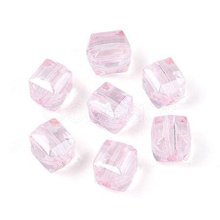 Transparent Acrylic Beads TACR-T028-60A-1