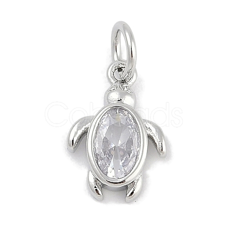 Rack Plating Brass Pendants KK-Q028-13P-1
