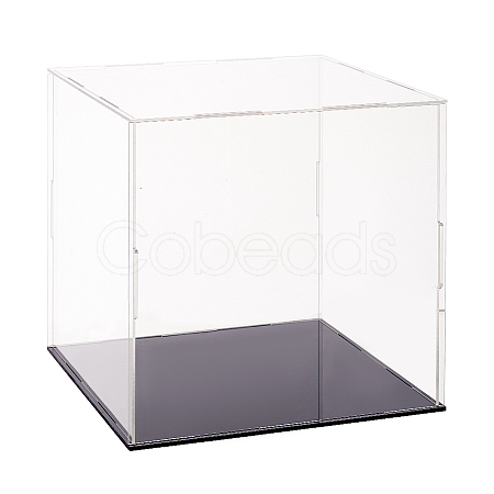 Transparent Plastic Minifigure Display Cases ODIS-WH0029-72B-1