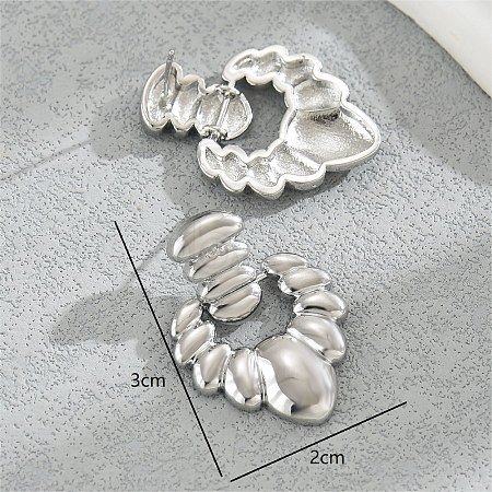 Exaggerated High-end Copper Plated Gold Cloud Earrings for Women Party TS2564-2-1