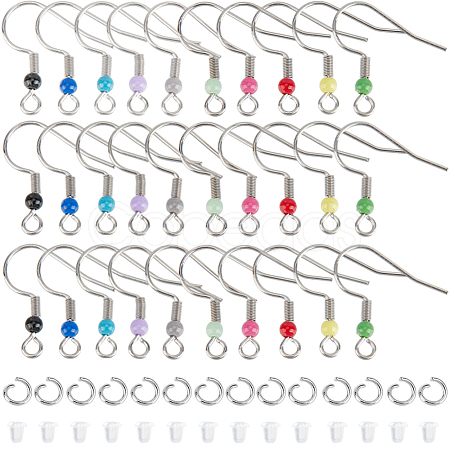 200Pcs 304 Stainless Steel Earring Hooks STAS-SP0001-42-1