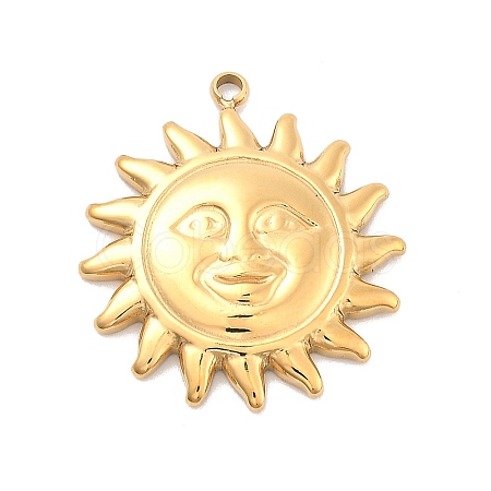 Ion Plating(IP) 304 Stainless Steel Pendants STAS-P379-34G-1