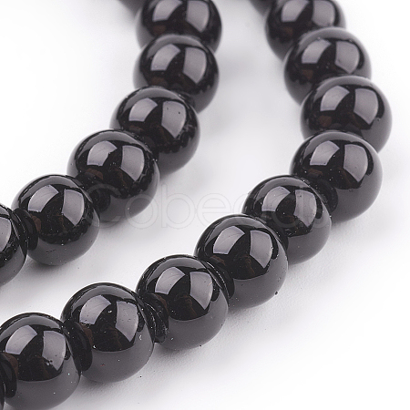 Glass Pearl Beads Strands X-HY-8D-B20-1-1