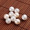 Round Acrylic Imitation Pearl Beads, Mixed Color, 10mm, Hole: 2mm