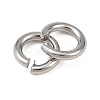 Tarnish Resistant 304 Stainless Steel Open Jump Rings STAS-N015-04-4x0.8mm-4