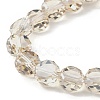 Electroplate Glass Beads Strands EGLA-L045-G-PL02-3