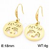 304 Stainless Steel Dangle Earrings WGD8F21-05-1