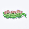 Computerized Embroidery Cloth Iron On/Sew On Patches AJEW-T005-13-2