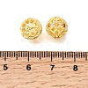 Brass Micro Pave Clear Cubic Zirconia Beads KK-C258-07G-2