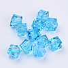Transparent Acrylic Beads X-TACR-Q259-8mm-V40-1