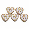 Alloy Enamel Pendants ENAM-T011-111B-NR-1