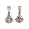 304 Stainless Steel Pendants STAS-B167-21B-P-1