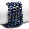 Natural Lapis Lazuli Beads Strands G-G344-A09-4mm-2