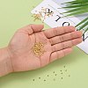 Brass Tiny Bead Cones X-KK-O043-04G-5