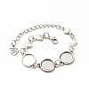 Alloy Bracelets & Anklets Making MAK-M027-07AS-1