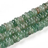 Natural Green Strawberry Quartz Beads Strands G-T141-24-4