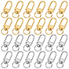 36Pcs 2 Colors Alloy Swivel Clasps PURS-CN0001-11-7