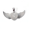 Alloy Pendant Cabochon Settings LS-PALLOY-S107-002B-RS-2