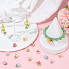 72Pcs 9 Colors Acrylic Pendants OACR-SC0002-38B-4