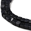 Synthetic Blue Goldstone Beads Strands G-G002-A07-4