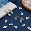 36Pcs Acrylic Ear Nut for Women FIND-FG0004-77-4