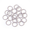 Spray Painted Iron Open Jump Rings IFIN-F149-B09-2