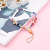 Handmade Lampwork Beaded Mobile Straps for Christmas HJEW-JM00446-01-6