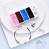 6000Pcs 5 Colors Glass Seed Beads SEED-YW0001-15A-7