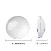 Transparent Glass Cabochons GGLA-R026-14mm-2