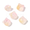 Transparent Spray Paint Glass Beads GLAA-Z011-01H-1