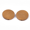 Painted Natural Wood Beads WOOD-S049-02A-06-2