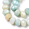 Ombre Effect Dyed Glass Beads Strands LS-GLAA-C023-02-B02-3