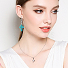 24Pcs 6 Styles Synthetic Turquoise Pendants Sets G-AR0005-22-6