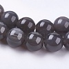 Natural Ice Obsidian Beads Strands G-E468-D01-6mm-3