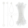 300Pcs PP Plastic Price Tag Chains FIND-FH0011-69B-1