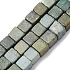 Natural Shoushan Jade Beads Strands G-B155-C03-8x8mm-2