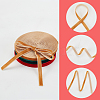 3 Rolls 3 Colors Single Face Velvet Ribbons SRIB-AR0001-17-3