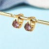 304 Stainless Steel Hoop Earrings EJEW-P309-03G-3