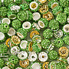 Handmade Polymer Clay Rhinestone Pave Disco Beads RB-TA0001-20A-4