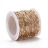 Brass Paperclip Chains CHC-S008-001A-G-NR-3