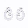 Non-Tarnish 201 Stainless Steel Charms X-STAS-T044-217P-G-2
