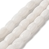 Natural Dyed White Jade Beads Strands G-M402-A01-11-2