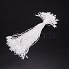 Polyester Cord Seal Tag FIND-WH0092-08B-1